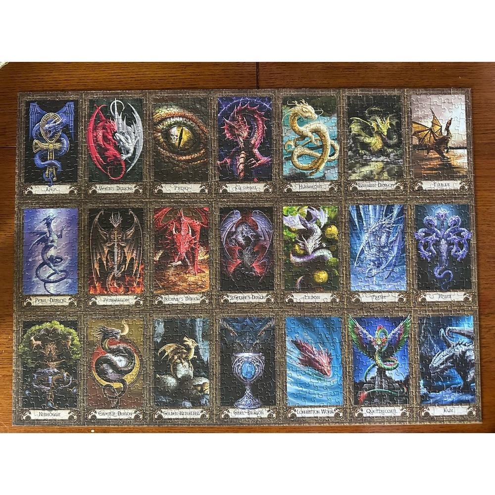 Dragon Oracle Fantasy Illustration 1000 Piece Jigsaw Puzzle
